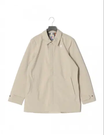 [ 미사용 새상품 ] K-WAY 베이지 노카라 코트
