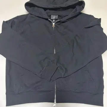 H&M 루즈핏 박스 스타일 풀 집업 후디드 자켓