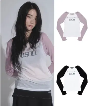 ason 래글런 롱 셔츠 블랙 s