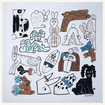 yamyam PRODUCTS RABBIT / DOG 손수건