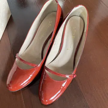 모드 에 자코모 주홍색 펌프스 24.5cm