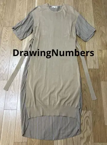DrawingNumbers 원피스 이소재 벨트 포함