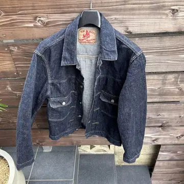 TCB JEANS 데님 자켓 다크 블루