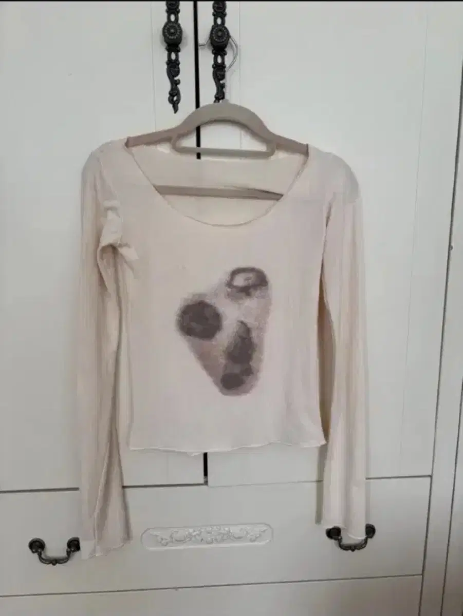 Hippie DP Printing Long Sleeve T-shirt