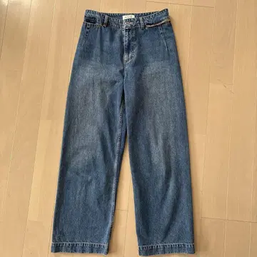 베이크루즈 Le Denim 와이드 레그 데님 블루