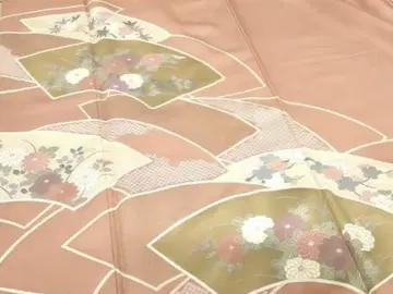 호몬기 지카사네 하나몬 금채 순수 실크