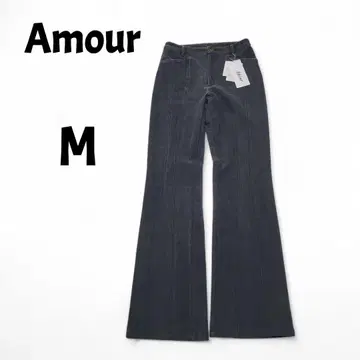 [ 미사용 택 포함 ] 아뮤르 Amour 하이 스트레치 플레어 팬츠 M