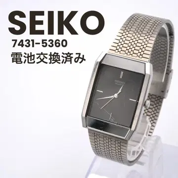 SEIKO 세이코 손목시계 7431-5360 빈티지 스퀘어 Y2K