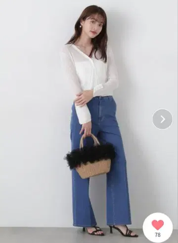 택 포함 새상품 프로포션 바디 드레싱 데님
