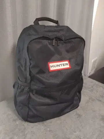 HUNTER 블랙 백팩