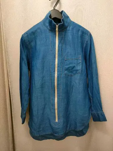 BED J.W. FORD 데님 셔츠 하프 지퍼