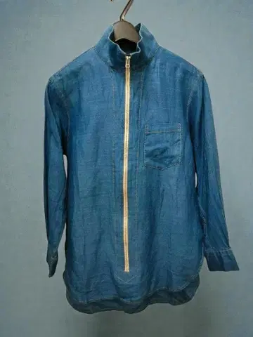 BED J.W. FORD 데님 셔츠 하프 지퍼