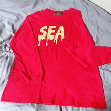 WIND AND SEA meiji 콜라보 롱T 셔츠 긴팔 L 사이즈