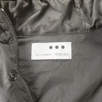 three dots 후드 부착 자켓 L 40
