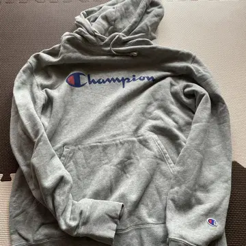 Champion 그레이 X-LARGE 후드티