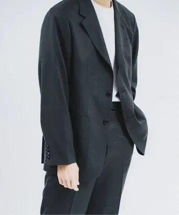 [ LE ] 싱글 자켓 + 스트레이트 팬츠 그레이