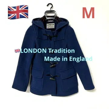 LONDON Tradition 더플 코트 네이비