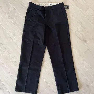 Dickies 릴랙스 스트레이트 팬츠 블랙