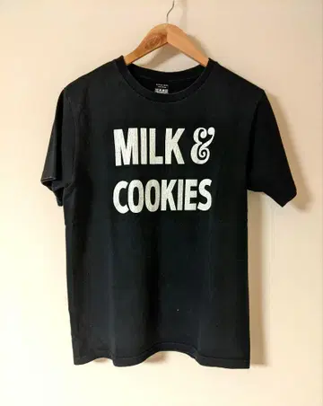 넘버나인 MILK&COOKIES 로고T셔츠 블랙/2