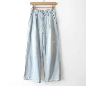 BARNYARDSTORM 와이드 데님 팬츠 루즈핏 스카이블루