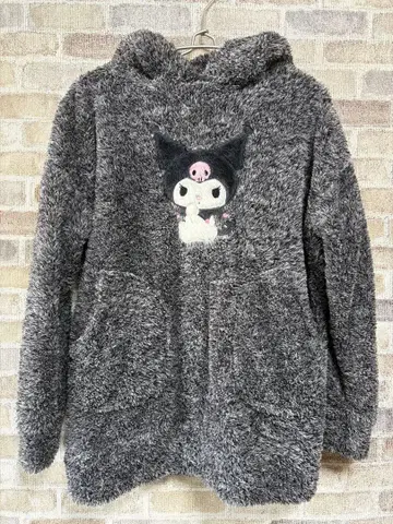 [ 쿠로미 ] 포근포근 소재의 후드티 프리 사이즈