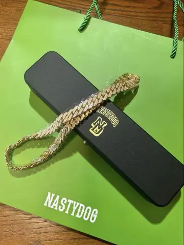 미사용 새상품 [ 컨디션 최상 ] NastyDog 골드 체인 목걸이
