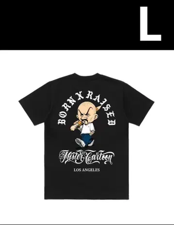 본 앤 레이즈드 카툰 T셔츠 BORN RAISED TEE