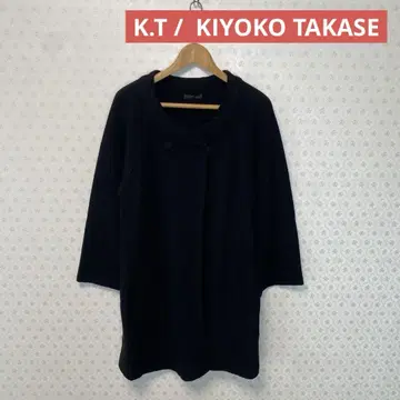 K.T KIYOKO TAKASE 코디 가디건 모 100% 여성용 블랙