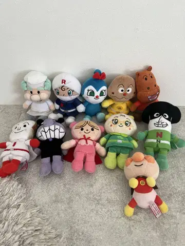 호빵맨 봉제 인형 세트