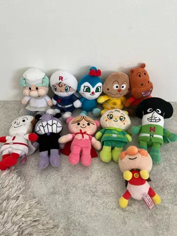 호빵맨 봉제 인형 세트