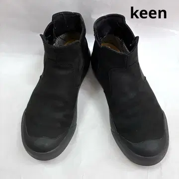 KEEN 블랙 엘레나 첼시 사이드 고어 부츠 22.5
