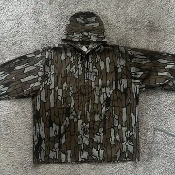 80년대 USA산 2XL SNOKING TREBARK 카모 후드티