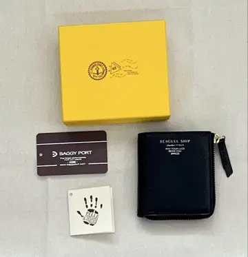 Seagull Ship 시걸십 발사비아 L자형 지퍼 미니 지갑