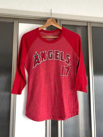 엔젤스 오타니 쇼헤이 17 래글런 슬리브 T셔츠 MLB 정품 S