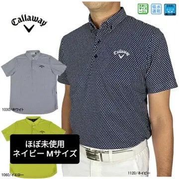 거의 미사용 캘러웨이 피케 셔츠 M 사이즈 네이비