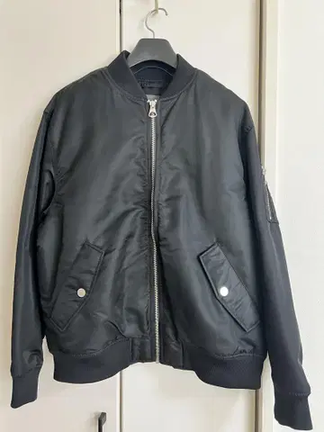 H&M MA-1 플라이트 자켓 블랙 L 사이즈
