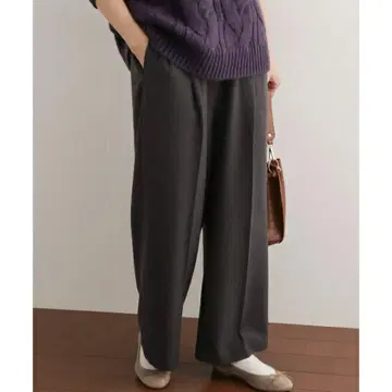 어반 리서치 도어스 속기모 와이드 이지 팬츠 차콜 그레이