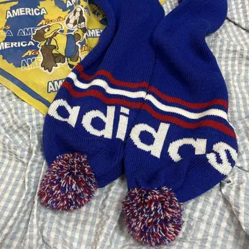 [USED] adidas/폼폼 포함 머플러