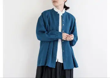 nofl 노풀 리투아니아 린넨 턱 블라우스