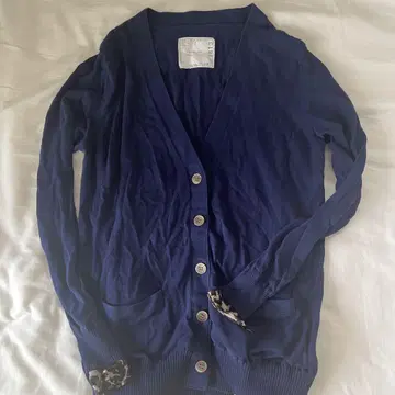 sacai 사카이 네이비 코튼 가디건