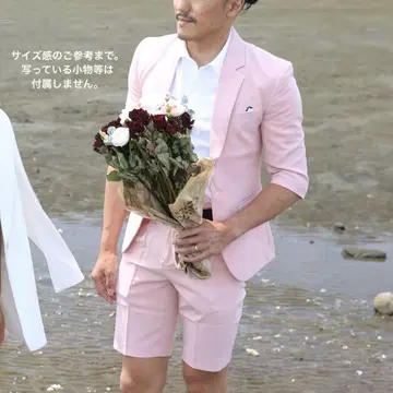 핑크 자켓 숏팬츠 셋업