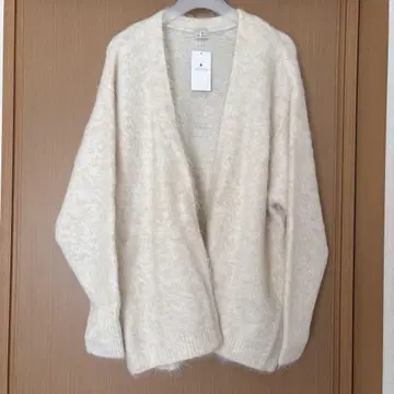 새상품 green label relaxing 가디건 아이보리