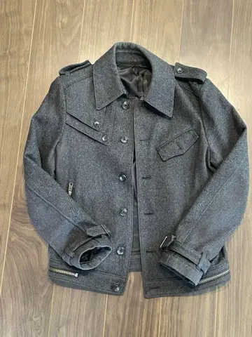 PPFM 다크 그레이 울 자켓
