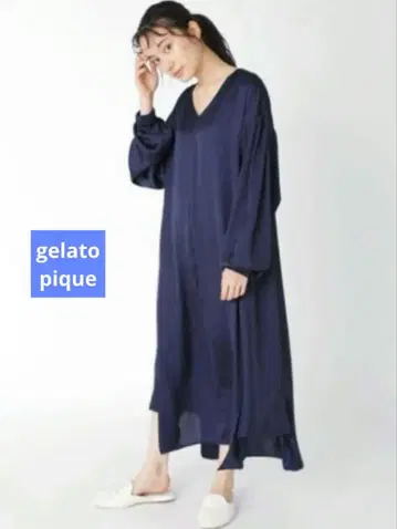 [미사용] gelatopique 젤라또피케 새틴 드레스 마터니티용으로도