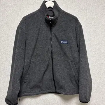 SPALDING 플리스 자켓 그레이 M 사이즈 새상품급 심플 멋짐