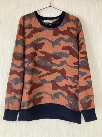 새상품급 AEROPOSTALE 에어로포스텔 니트 L 레이온 카모플라쥬