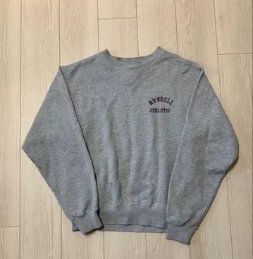 RUSSELL ATHLETIC 그레이 크루넥 트레이닝복 90s
