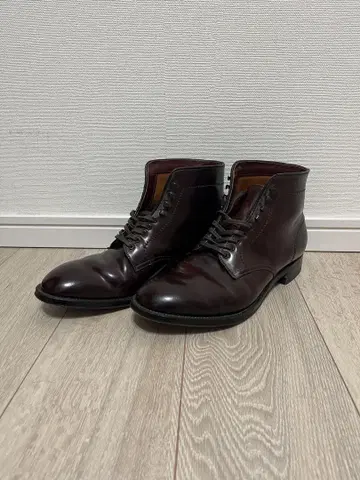 Alden 버건디 4561H 레이스업 부츠