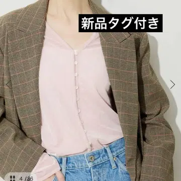 택 포함 새상품 슬로브 이에나  벨로아 가디건