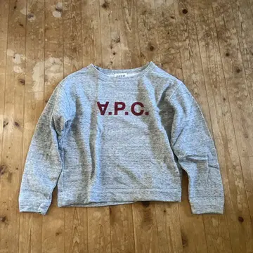 A.P.C. 그레이 크루넥 맨투맨 M